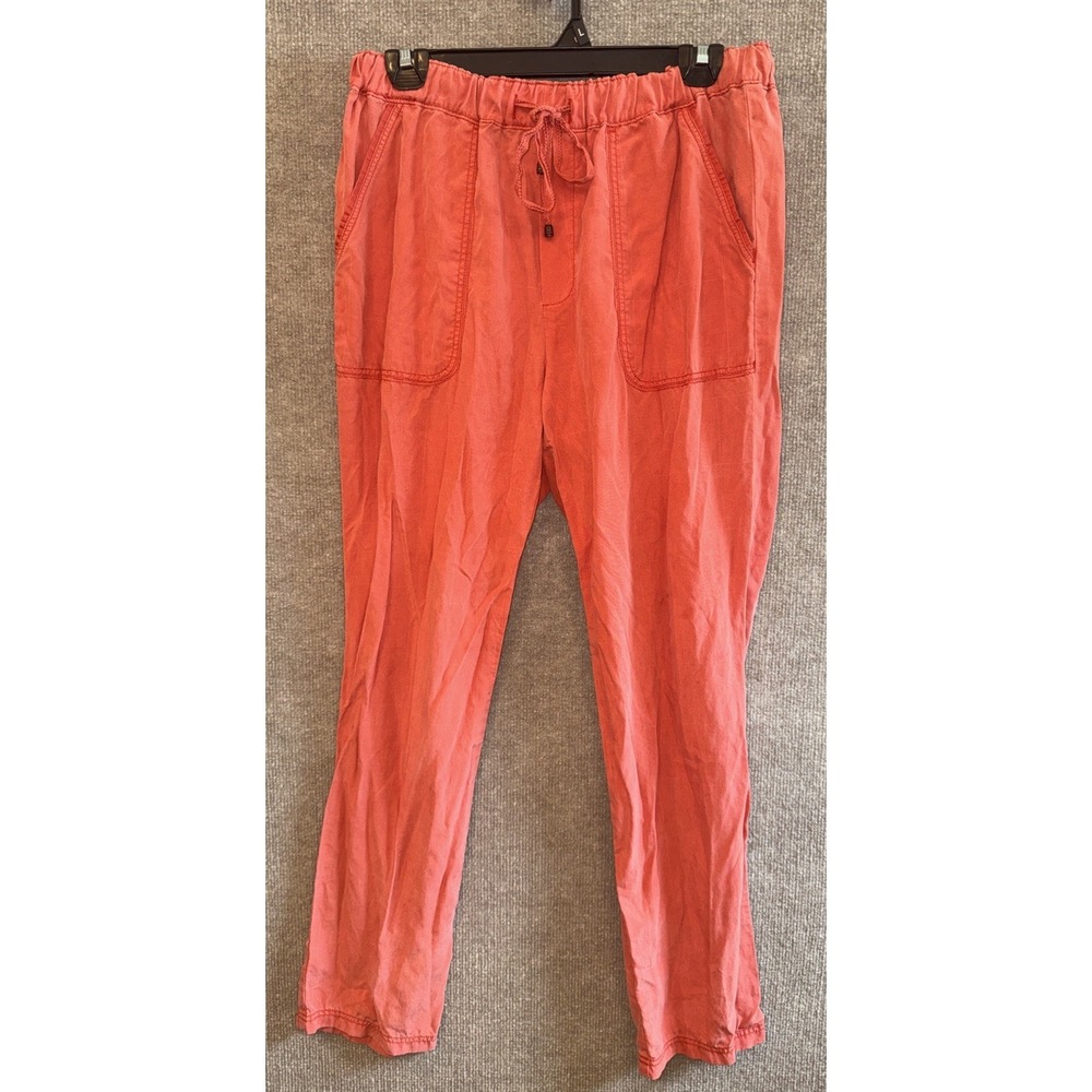 Anthro Hei Hei Draper Pant,Coral Red/Orange ,CoastalCore, LiteWeight, Tomato Grl